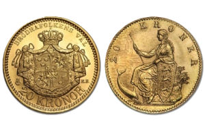 20 Kroner goud uit Denemarken